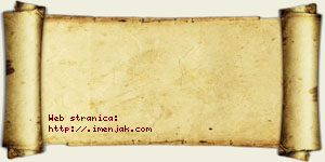 Isidora Vujović vizit kartica